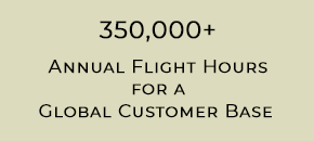 350,000+ Annual Flight Hours For A Global Customer-Base