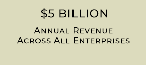 $5 Billion Annual Revenue Across All Enterprises